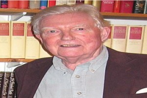 Portrait of author Paul Johnson